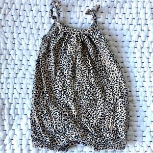 Leopard Print Bubble One-Piece